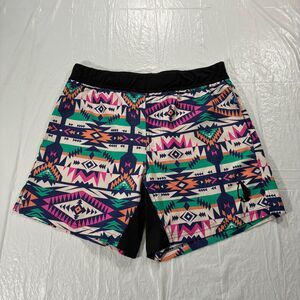 Tachuntfish Athletic Men's Shorts Medium Aztec Multi Color